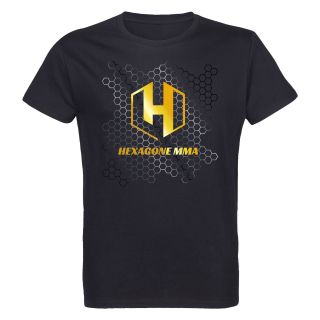 T-shirt NOIR Logo Texturé