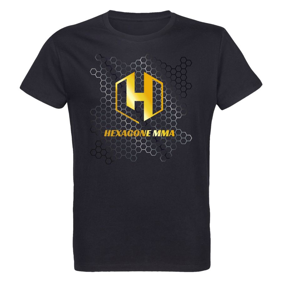 T-shirt NOIR Logo Texture