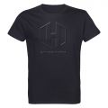 Black Tee-Shirt with embossed logo